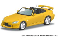 Aoshima 1/24 Raku-Pla Snap Car No.10-YP AP2 S2000 Type S 2007 New Indy Yellow Pearl, AOS69981, 