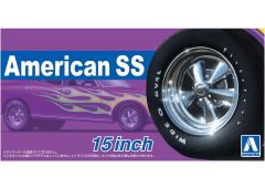 Aoshima 1/24 The Tuned Parts No.107 American SS 15Inch, AOS66249, by AOSHIMA