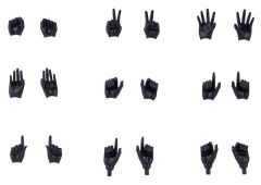 Kotobukiya 1/1 Megami Device M.S.G 09 Hand Set Skin Color BLACK, KBY93809, 
