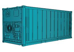 Fujimi 1/150 Train-NEXT Series No.103 20ft Reefer Container ONE (A Type), FUJ10482, 
