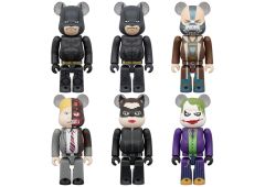 Medicom Toy BE@RBRICK CHASE BATMAN THE DARK KNIGHT TRILOGY 1Box 12pcs, MED24013, 
