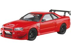Aoshima 1/24 The Tuned Car No.71 MCR BNR34 Skyline GT-R '02 (Nissan), AOS07529, 