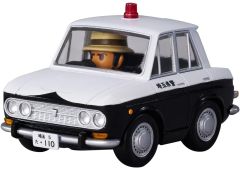 TAKARA TOMY QV-09 Q VILLAGE Lupin III: The Castle of Cagliostro Nissan Bluebird Police Car, TAK95613, 