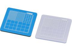Wave Mini Cutting Mat (Set of 2: Blue & Semi-Transparent), WAV81067, 