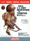 Fine Molds 1/12 World Fighter Collection WW.II US Infantry Army Rogers Sergeant/ Thompson M1A1, FIN20520, by Fine Molds