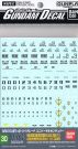 Bandai 1/144 Gundam Decal GD30 HGUC Regular -United Earth Sphere Alliance for Anaheim MS(1), BAN74985, by BANDAI