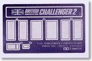 Tamiya 1/35 Military Miniature series CHALLENGER II PHOTO-ETCHED PARTS, TAM52777, by TAMIYA