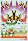 Bandai Danball Senki / Danboru Senki LBX STICKER #19 LBX PHANTOM & LBX TRIVAIN, BAN40240, by BANDAI