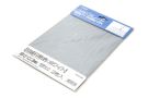 Wave Material series plastic plate with calibrated: white B5 gray Thickness 0.3 mm 2 pieces OM401, WAV23015, by WAVE