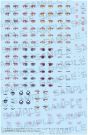 Kotobukiya 1/1 Megami Device M.S.G Desire Maiden Raider Sugar Glaze Eye Decal Set, KBY86931, 