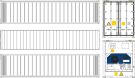 Fujimi 1/150 Train-NEXT Series No.202 40ft Reefer Container Touhou Project Marisa Kirisame, FUJ10505, 