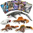 TAKARA TOMY Ania Jurassic World: Boat Chase on the Open Sea DX Set, TAK79514, 
