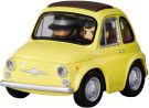 TAKARA TOMY QV-08 Q VILLAGE Lupin III: The Castle of Cagliostro Fiat 500, TAK95606, 