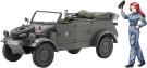 Hasegawa 1/24 Pkw.K1 Kubelwagen Type 82 Early Model Mikumo Shiranagi w/Figure, HAS27249, 