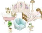 Epoch Sylvanian Families: Red-Roofed House by the Sparkling Water?Elegant Bedroom & Bathroom, EPC62946, 