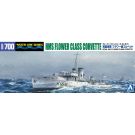 Aoshima1/700 Waterline No.916 Royal Navy Flower-class Corvette, AOS05822, 