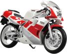 AoshimaSKYNET 1/12 Yamaha TZR250 '89 Silky White / Fine Red, AOS12144, 