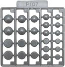 KotobukiyaPlastic Unit P107 Round Mold (Reissue), KBY96732, 