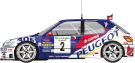 Platz BEEMAX 1/24 Peugeot 306 MAXI EVO2 1998 Rally El Corte Ingles Winner, PLZ27683, 