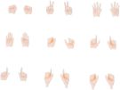 Kotobukiya 1/1 Megami Device M.S.G 09 Hand Set Skin Color C, KBY89697, 