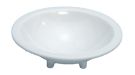 Wave White paint dish (6 sheets included) ① Deep round bottom OM 182, WAV21820, by WAVE