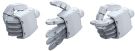 Bandai 1/144 Builders Parts HD MS Hand 02 (Zeon Type), BAN19419, by BANDAI