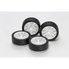 Tamiya Tamiya Mini 4WD 15483 GP 483 Low Height Tire & Wheel Set (Y Spoke), TAM54838, by TAMIYA