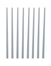 Wave Material ・ series plastic Material Taper Round Bar 【Gray】 2.0 → 4.0 mm 8 pieces OM 332, WAV23329, by WAVE
