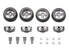 TAMIYA GP387 large diameter OW wheel WT (offset T tires), TAM15387, by TAMIYA