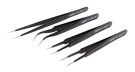 Wave Extremely fine needle tweezers 4 pcs HT202, WAV82026, by WAVE