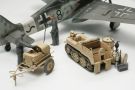 TAMIYA 1/48 German aircraft power supply vehicles w / Kettenkura, TAM32533, by TAMIYA
