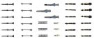 Hasegawa 1/72 X 72 - 10 Air Self Defense Force Aircraft Weapon I plastic kit, HAS51103, by HASEGAWA
