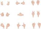 Good Smile Company Nendoroid Doll: Hand Parts Set 02 (Cream), GSC26565, by GOOD SMILE COMPANY