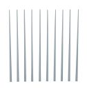 Wave Material series plastic material tapered round bar 【gray】 1.0 → 3.0 mm 10 pieces OM331, WAV23312, by WAVE