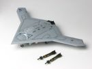 Platz 1/72 US Navy Dolone Bomber X-47B w / GBU-27, PLZ19377, by PLATZ