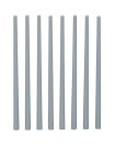 Wave Material ・ series plastic Material Taper Round Bar 【Gray】 3.0 → 5.0 mm 8 pieces OM333, WAV23336, by WAVE