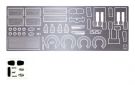 1/24 SUBARU BRZ’12 PHOTO-ETCHED PARTS (SUBARU), AOS05644, by AOSHIMA