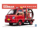 1/24 SUBARU SAMBAR FIRE ENGINE, AOS14172, by AOSHIMA