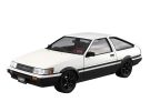 Aoshima 1/24 Toyota AE86 Levin '83 (White / Black), AOS54956, by AOSHIMA