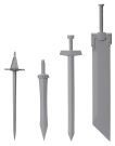 Kotobukiya M.S.G modeling support goods MW 33 weapon unit knight sword, KBY60188, by KOTOBUKIYA