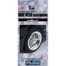 Fujimi 1/24 THE Wheel Series 17 inch Wire Mesh Silver Narrow Type (TW 13), FUJ92819, by FUJIMI