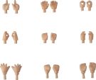 Good Smile Company Nendoroid Doll: Hand Parts Set (peach) (Reissue), GSC28613, by GOOD SMILE COMPANY