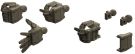 Bandai 1/144 Builders Parts HD MS Hand 03 (EFSF S size) Mechanic color, BAN11634, by BANDAI