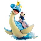 Mega House G.E.M. Pokemon Ash, Pikachu & Lapras, MEG24333, by MEGAHOUSE