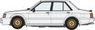Hasegawa 1/24 Mitsubishi Lancer EX 1800GSR Turbo Custom Version, HAS07400, by HASEGAWA