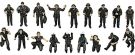 Hasegawa  1/48 United States Air Force pilot / ground cycle - Set B, HASX48-5, by HASEGAWA