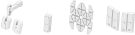 Bandai Builders Parts HD MS Armor 01 White (Non Scale), BAN11887, by BANDAI