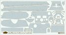 Tamiya 1/35 Detail up Parts Series GERMAN HEAVY TANK KING TIGER (PORSCHE TURRET) COATING SHEET SET, TAM26491, by TAMIYA