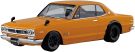 Aoshima 1/32 Raku-Pla Snap Kit No.16CU-BN Nissan C10 Skyline 2000GT-R Custom Wheel (Brown), AOS01701, by AOSHIMA