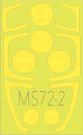 Platz mask sheet for 1/72 Su-27 Flanker, PLZ38590, by PLATZ